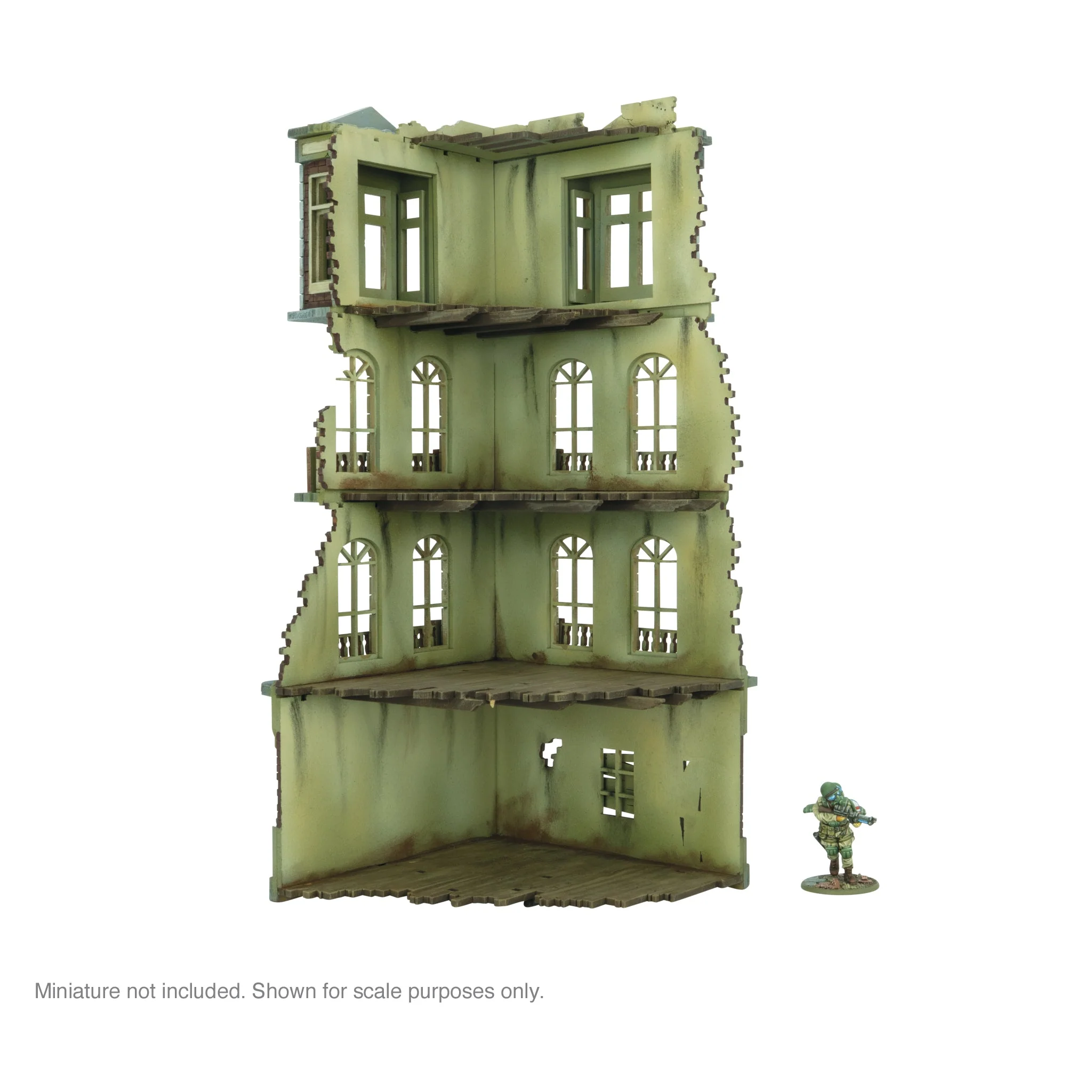 City in Ruins - 4 Storey Corner (2) - Image 2