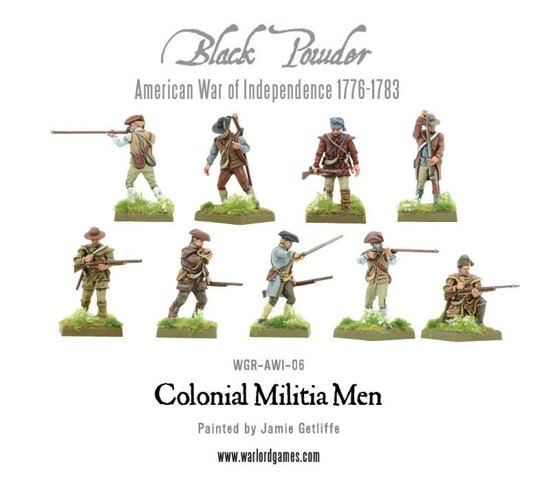 Colonial Militia Men (Plastic Box) - Image 3