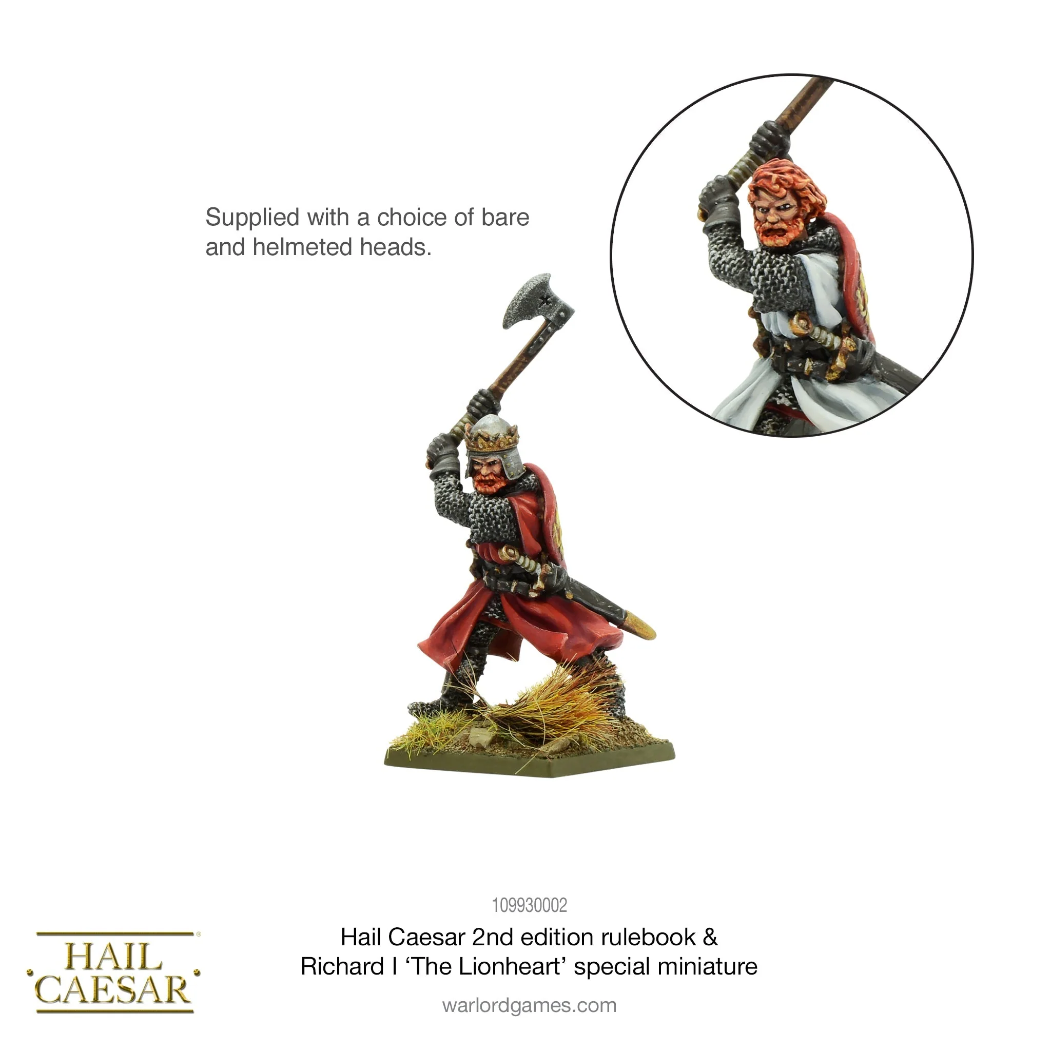 Hail Caesar rulebook (2nd edition) & Richard I, The Lionheart special figure - Image 2