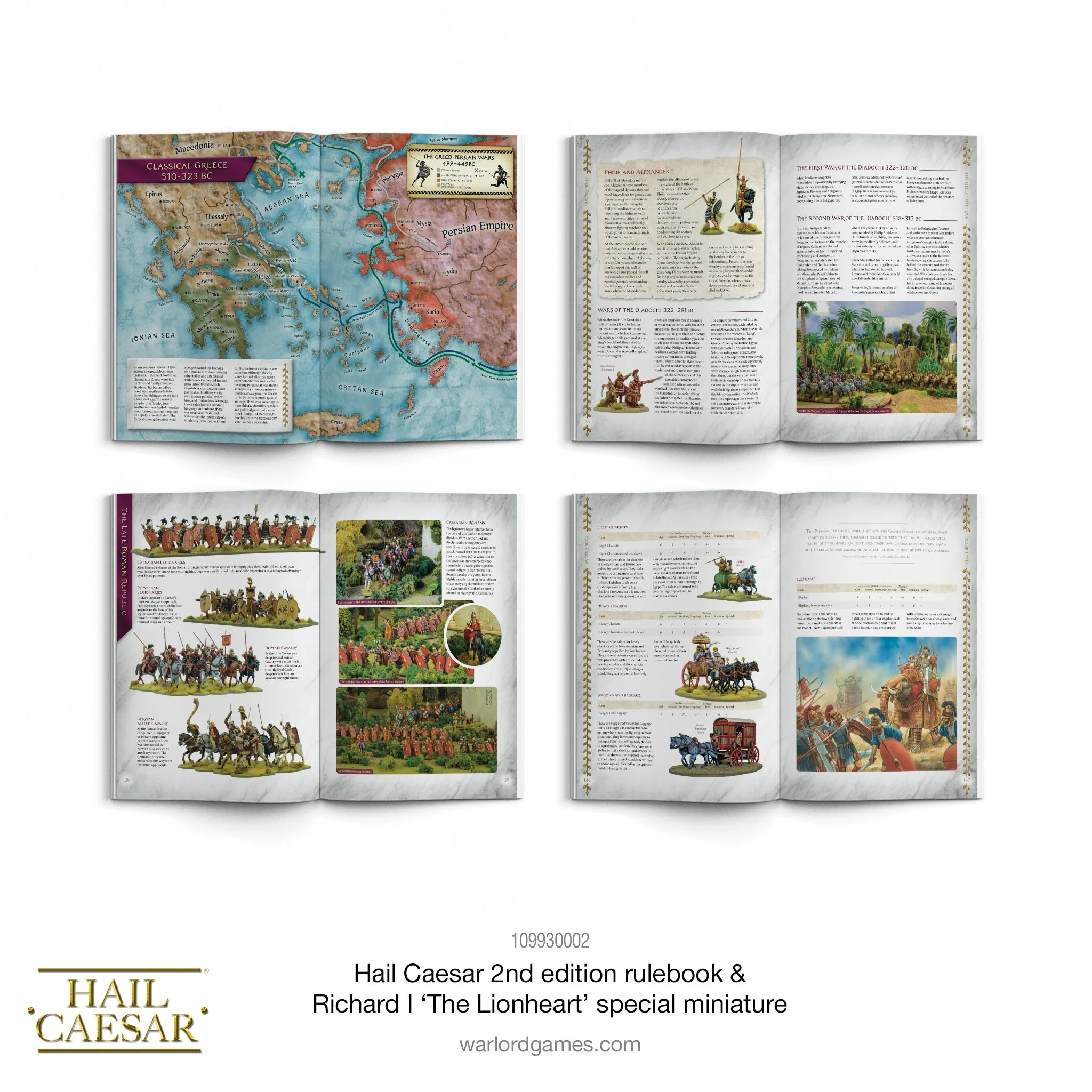 Hail Caesar rulebook (2nd edition) & Richard I, The Lionheart special figure - Image 4