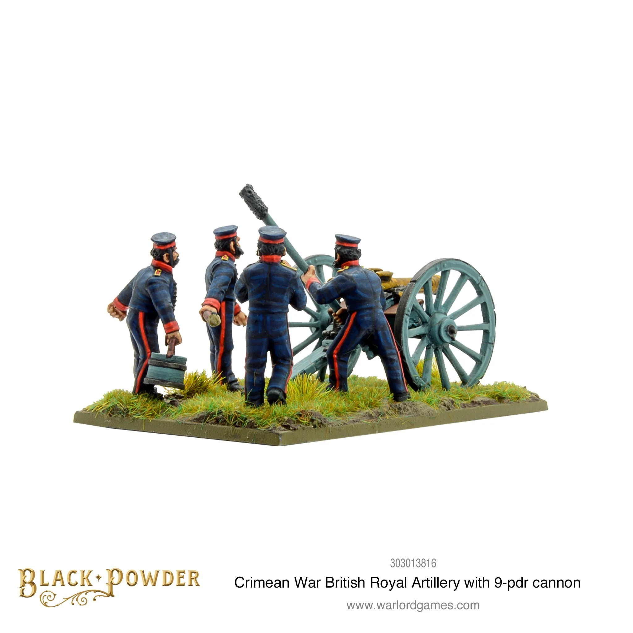 Crimean War British Royal Artillery with 9-pdr cannon - Image 3