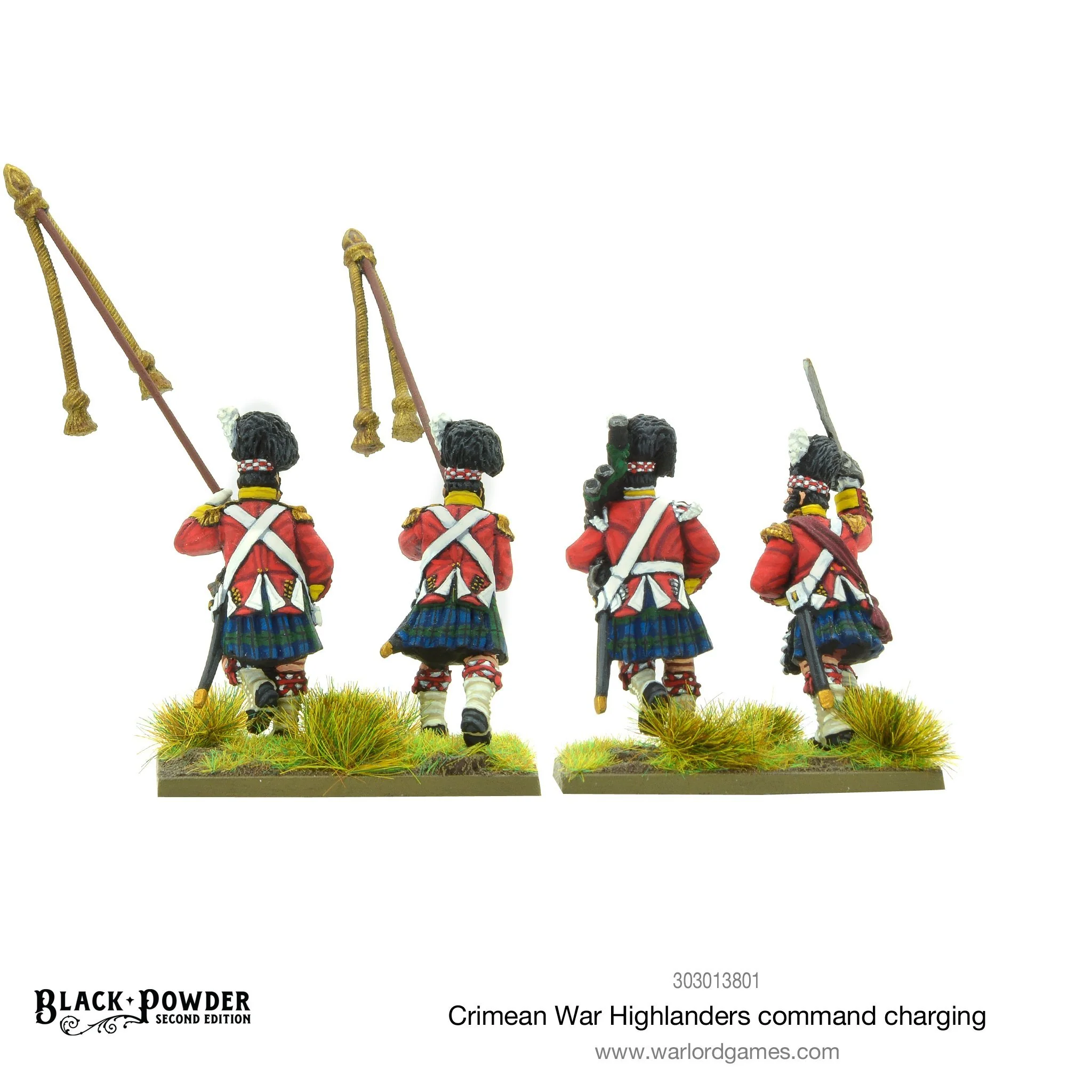 Crimean War Highlanders command charging - Image 2