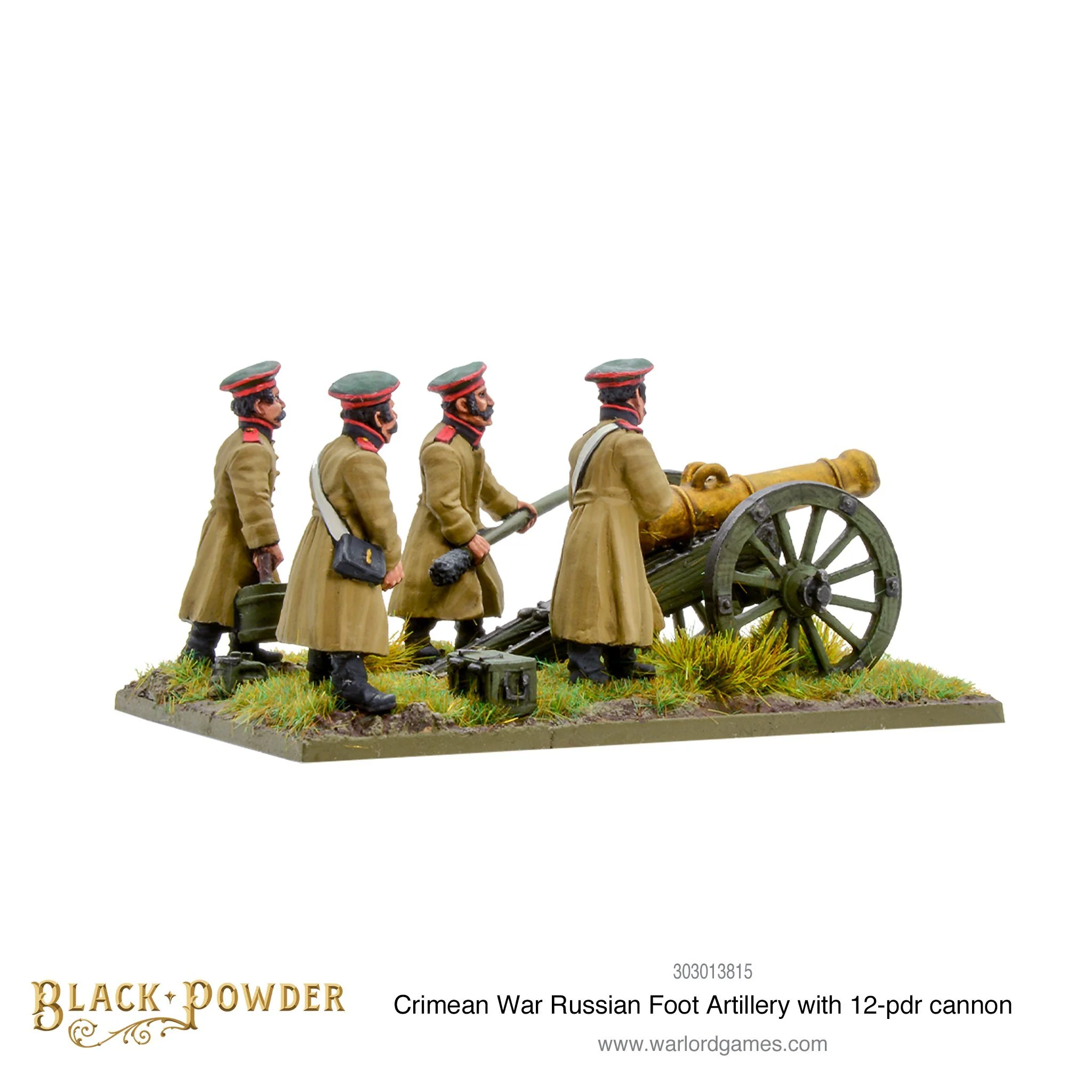 Crimean War Russian foot artillery with 12-pdr cannon - Image 6