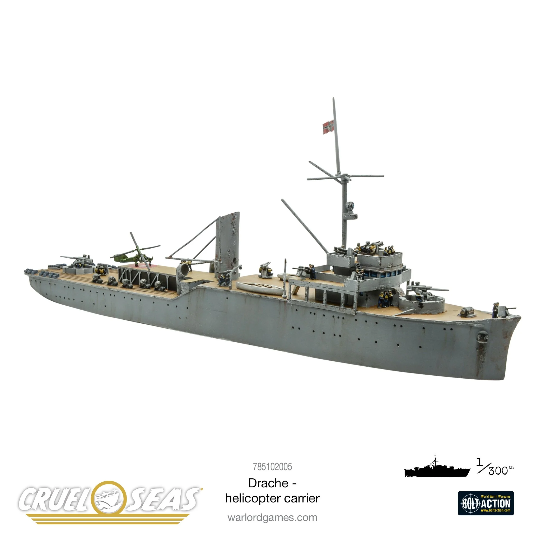 Cruel Seas: Drache helicopter carrier - Image 2