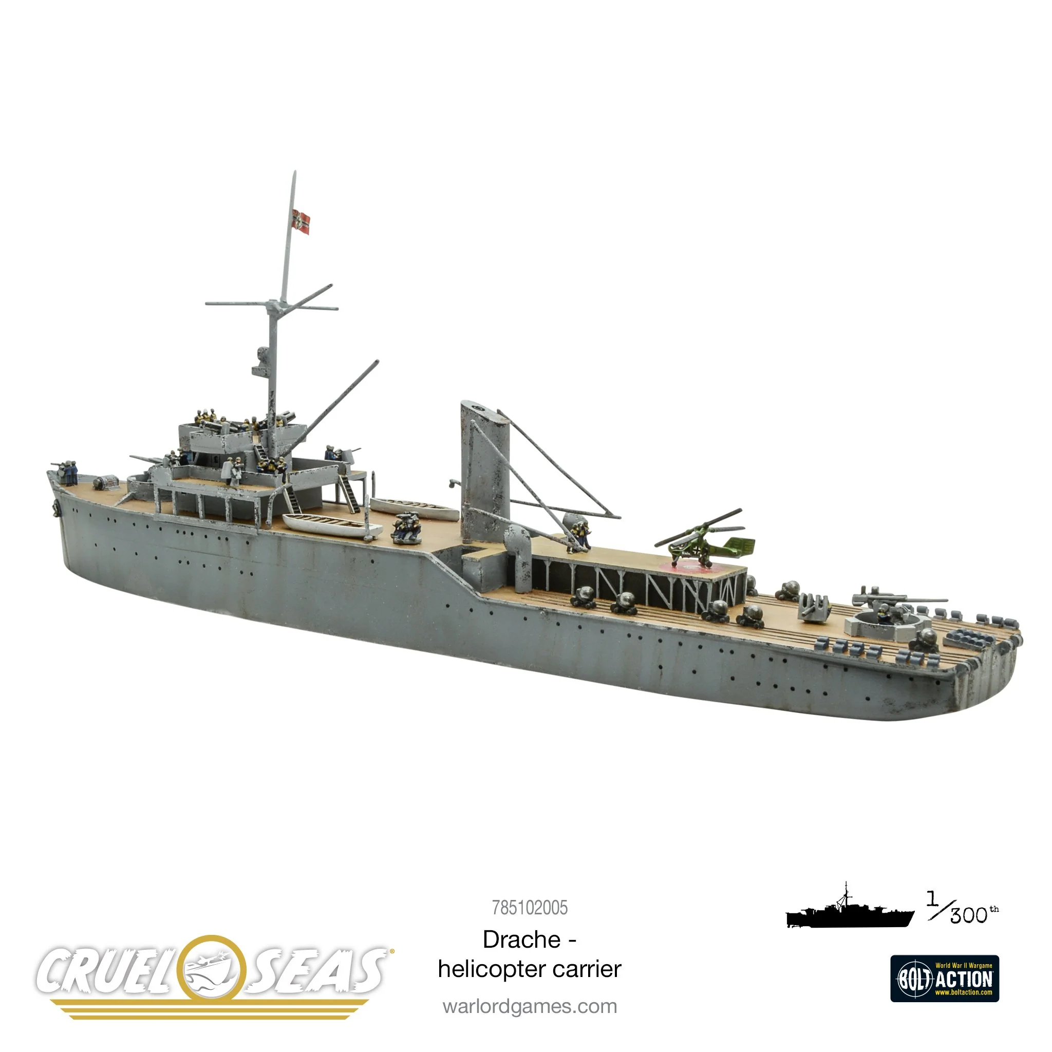Cruel Seas: Drache helicopter carrier - Image 3
