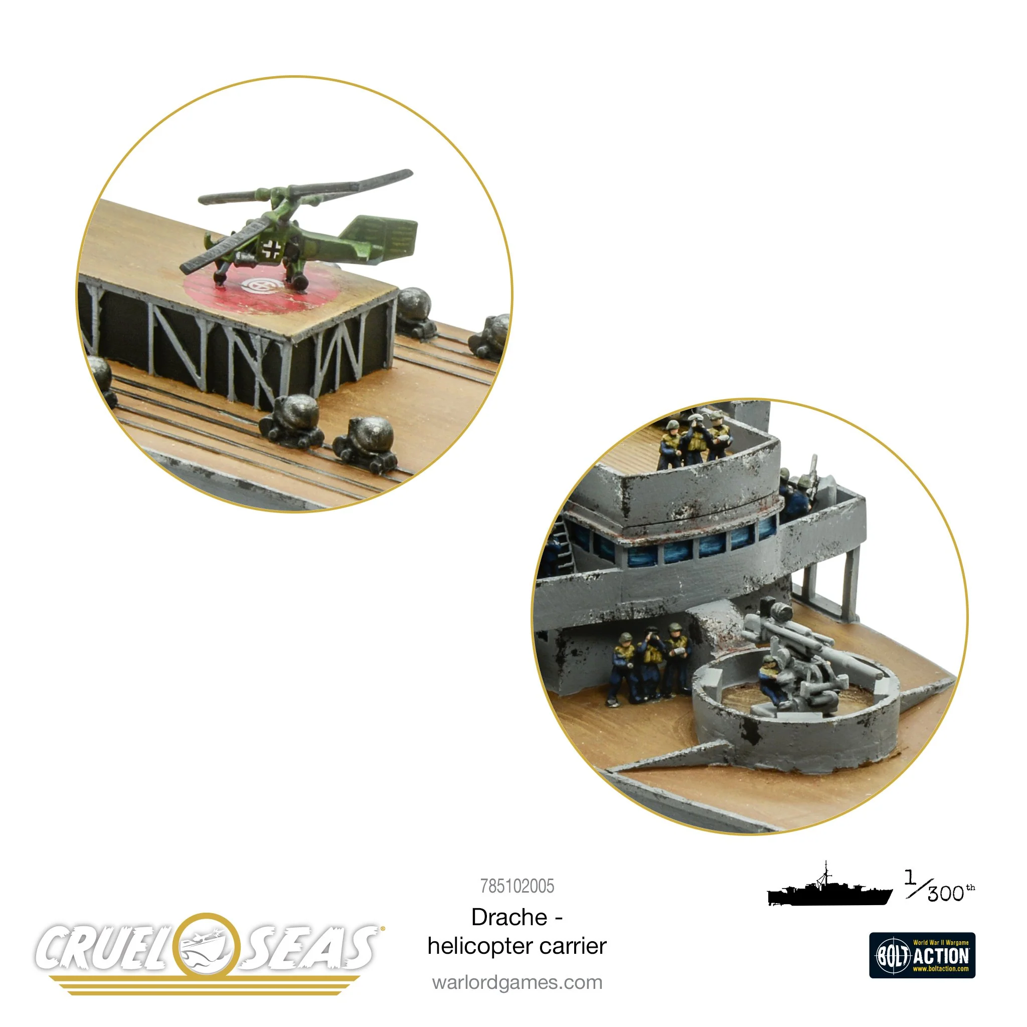 Cruel Seas: Drache helicopter carrier - Image 4