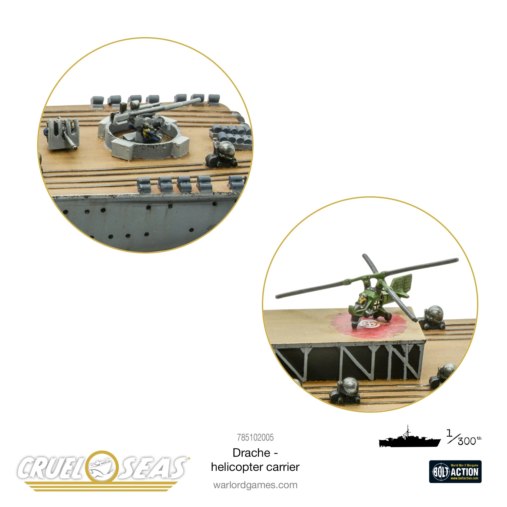 Cruel Seas: Drache helicopter carrier - Image 5