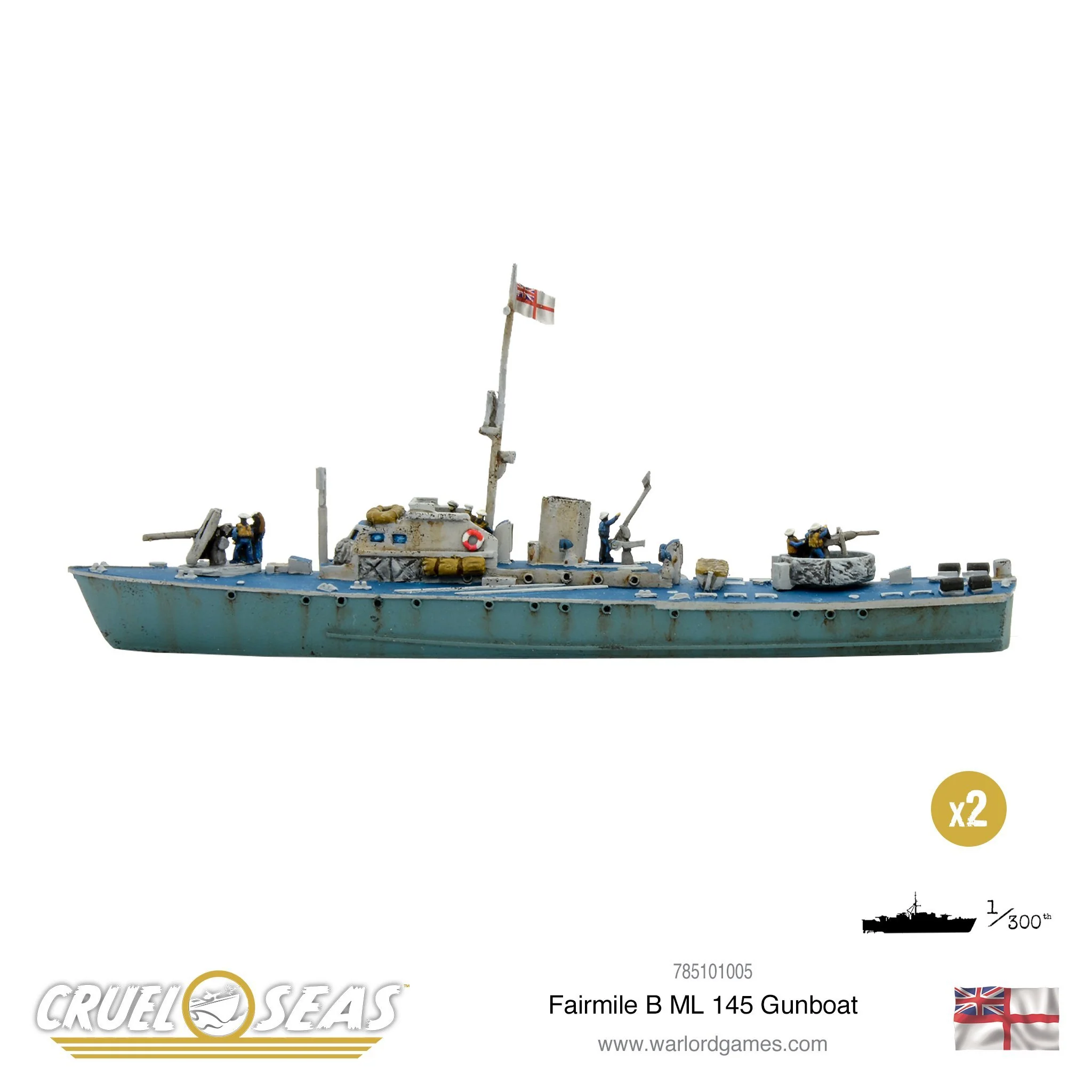 Cruel Seas: Fairmile B ML 145 Gunboat - Image 2