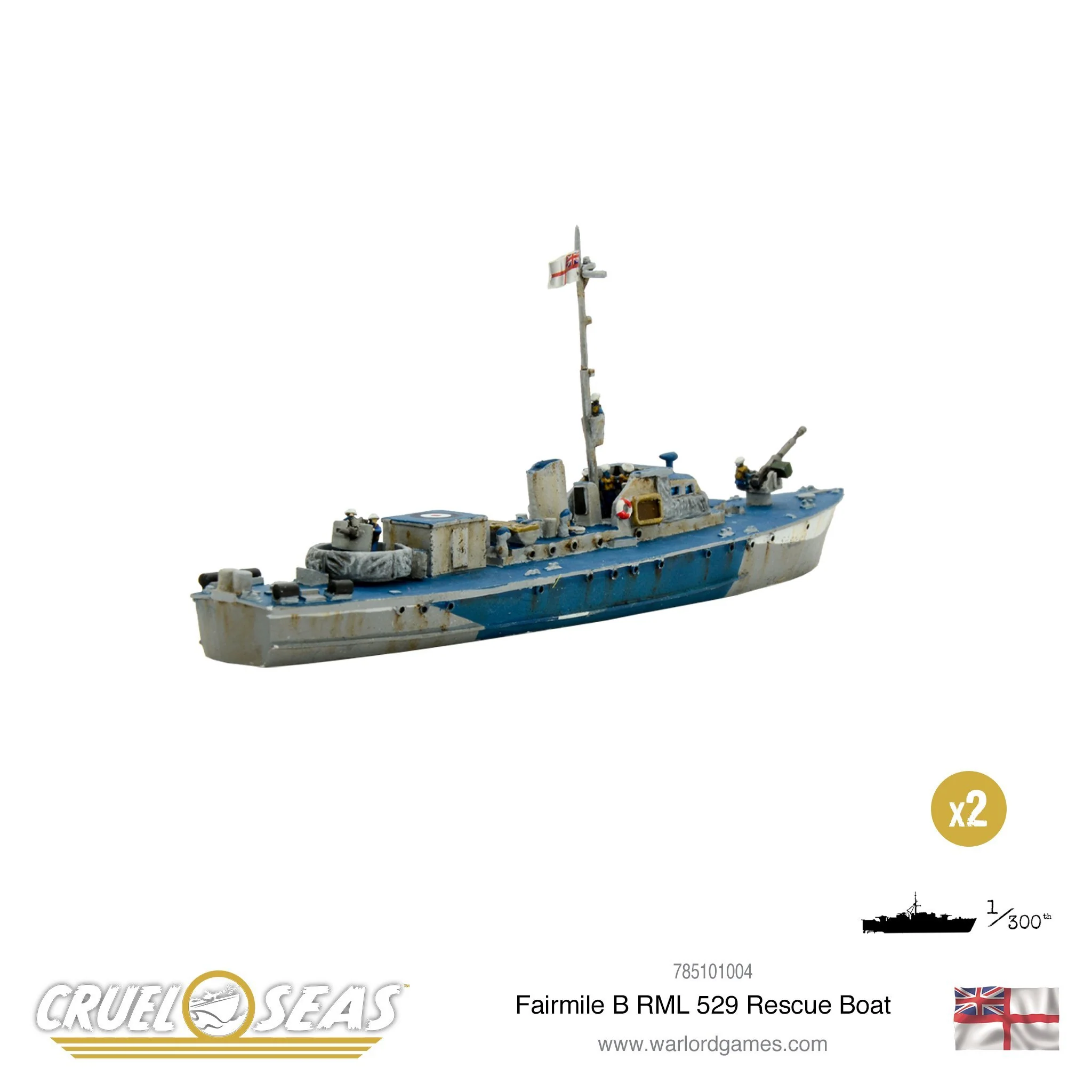 Cruel Seas: Fairmile B RML 529 Rescue Boat - Image 3