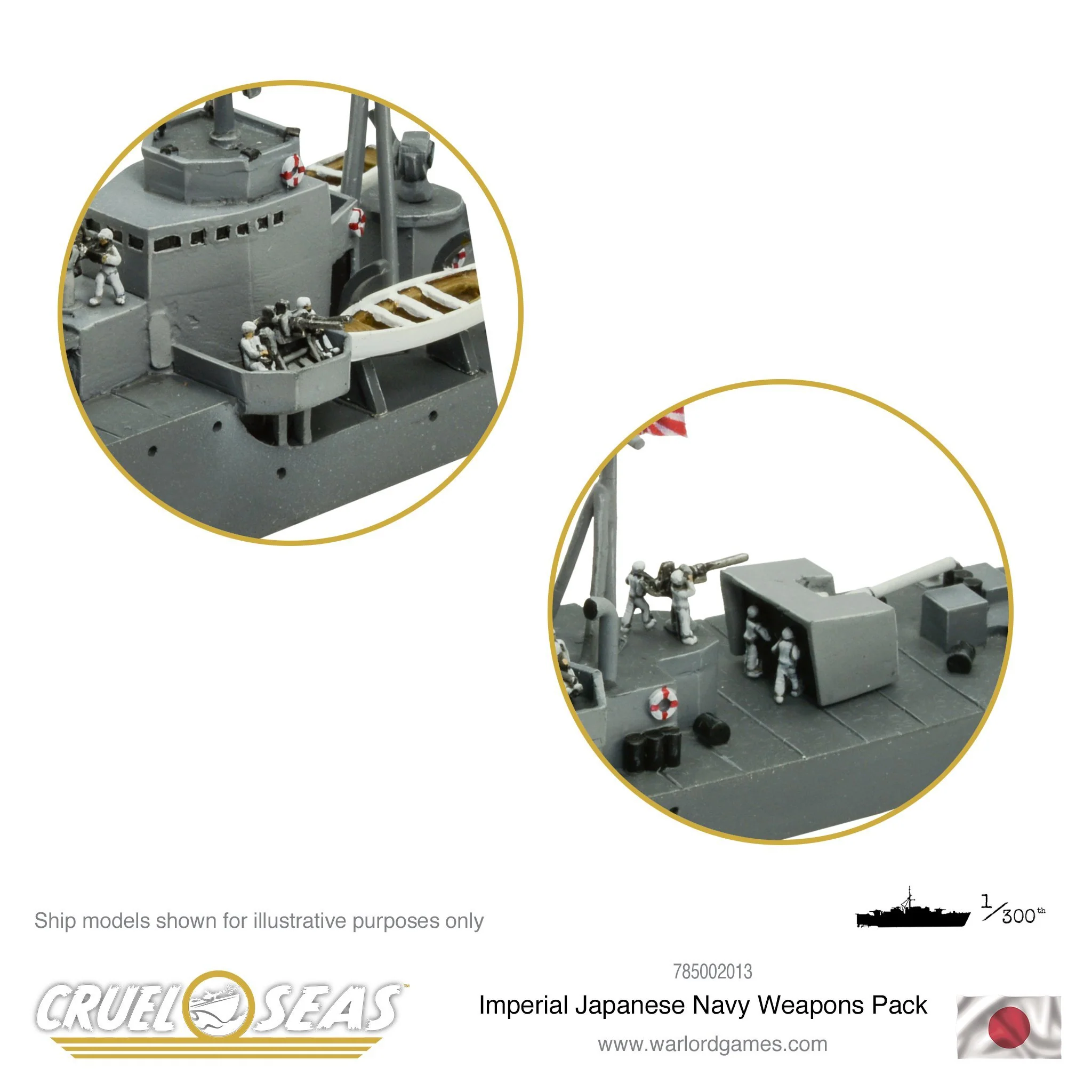 Cruel Seas Imperial Japanese Navy weapons pack - Image 3