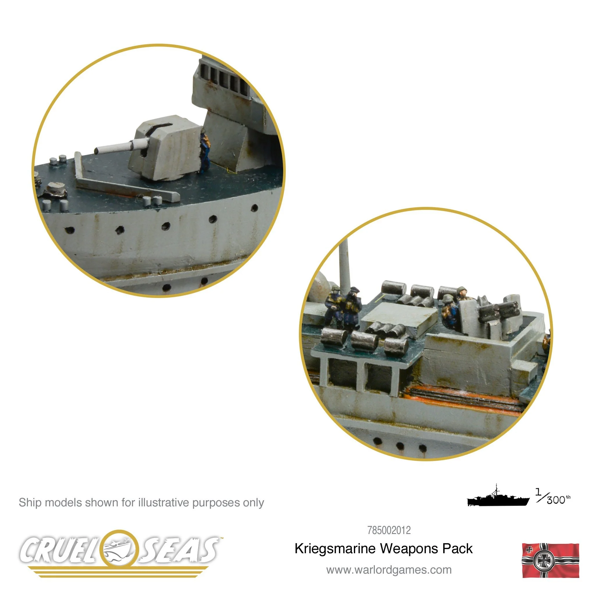 Cruel Seas Kriegsmarine weapons pack - Image 2