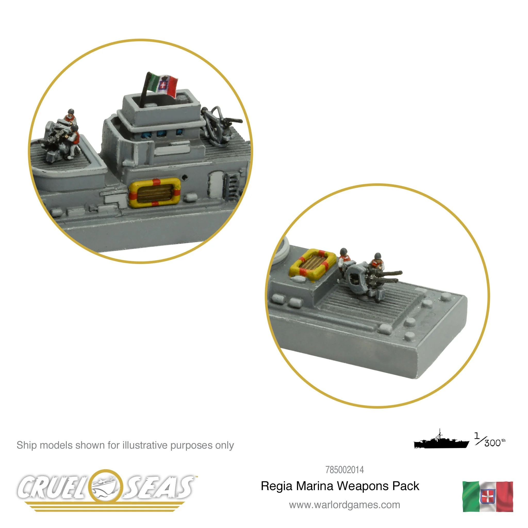 Cruel Seas Regia Marina weapons pack - Image 3