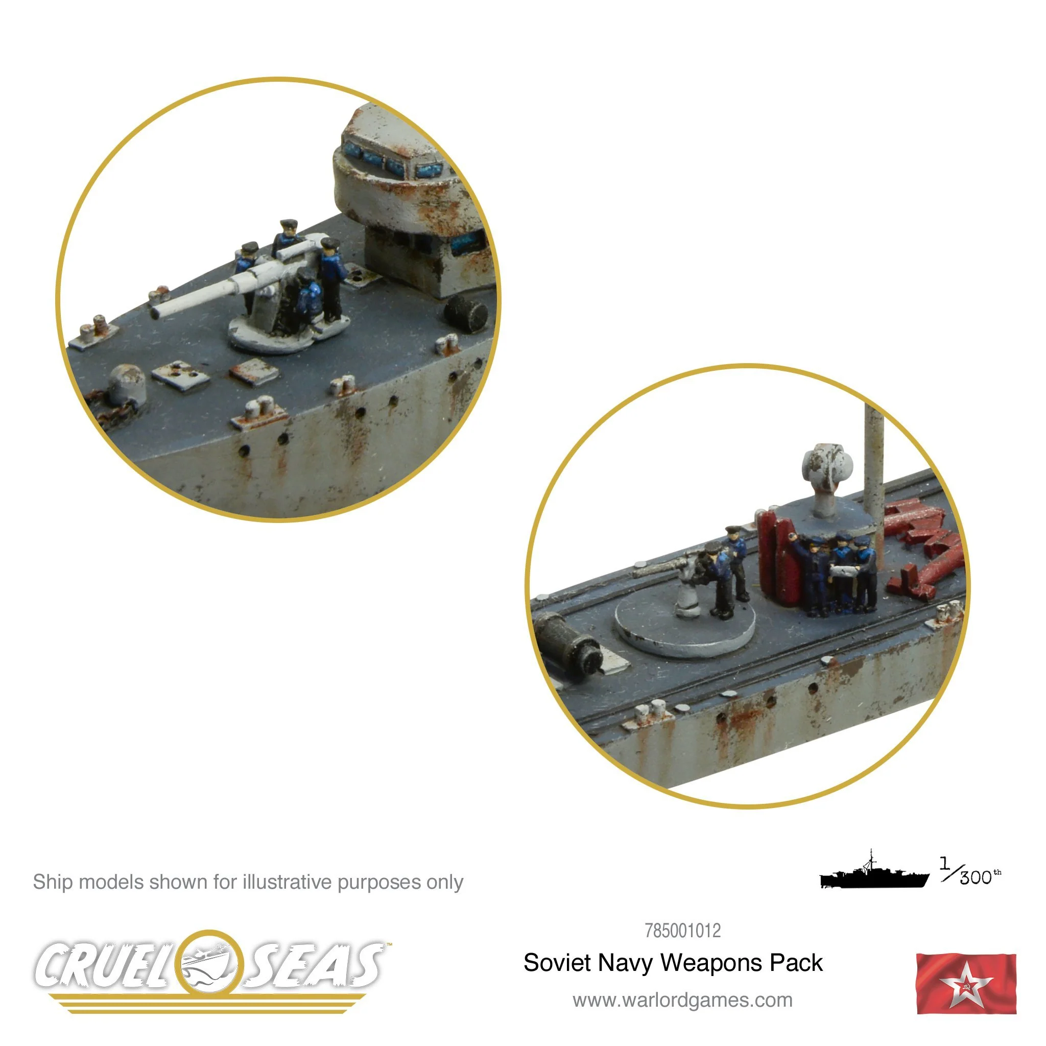 Cruel Seas Soviet Navy weapons pack - Image 2