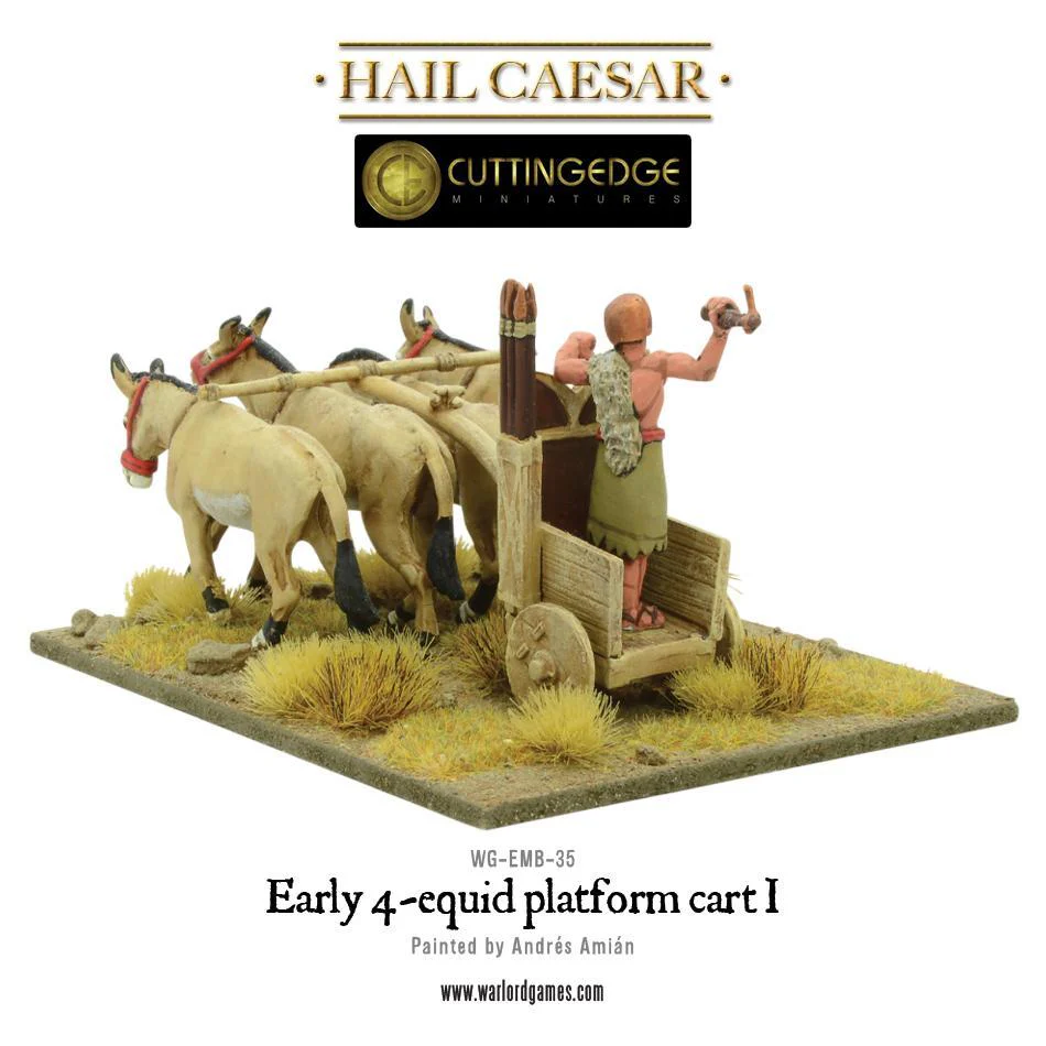 Early 4-equid platform cart I - Image 2
