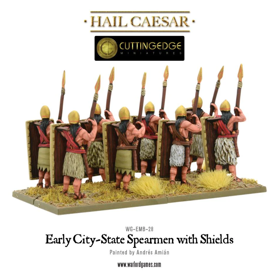 Early City-State Spearmen with shield - Image 2
