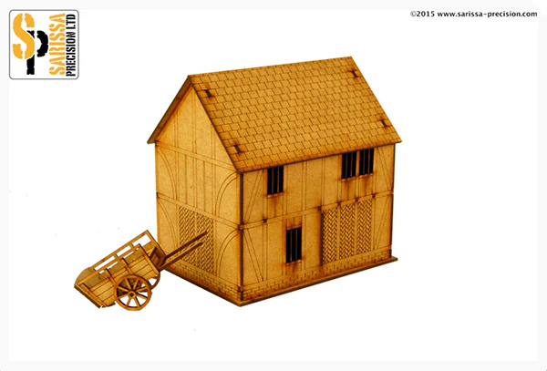English Timber Framed Cart Shed & Cart - Image 2