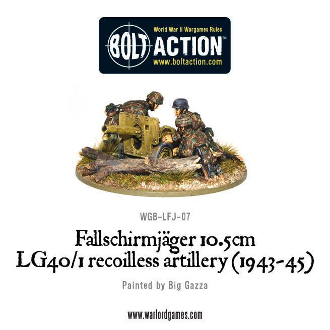Fallschirmjager 10.5cm LG40/1 recoilless artillery (1943-45) - Image 4