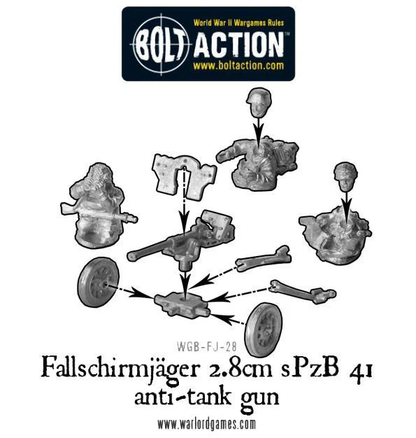 Fallschirmjager Panzerbuchse 41 anti-tank gun (1943-45) - Image 4