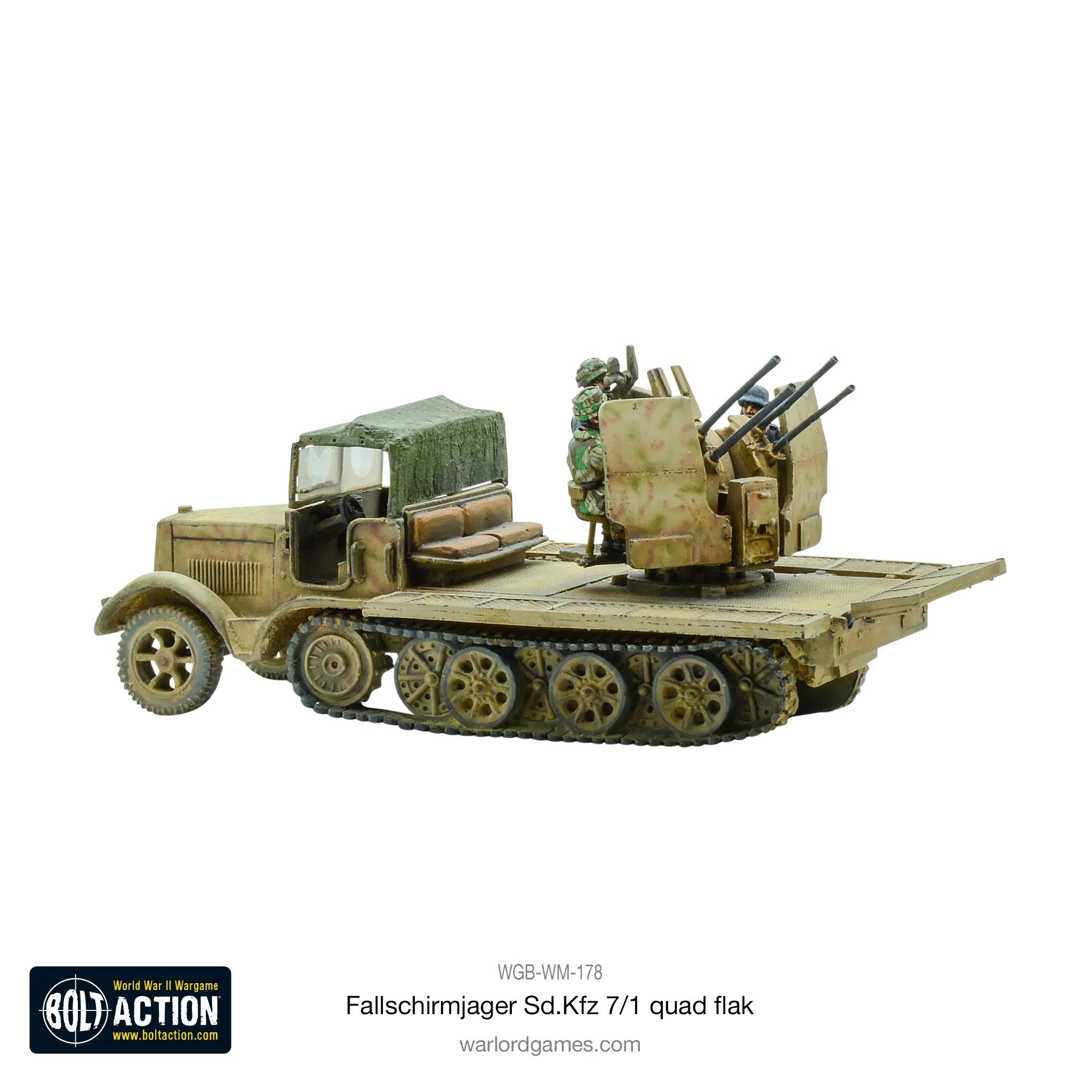 Fallschirmjager Sd.Kfz 7/1 quad FlaK - Image 3