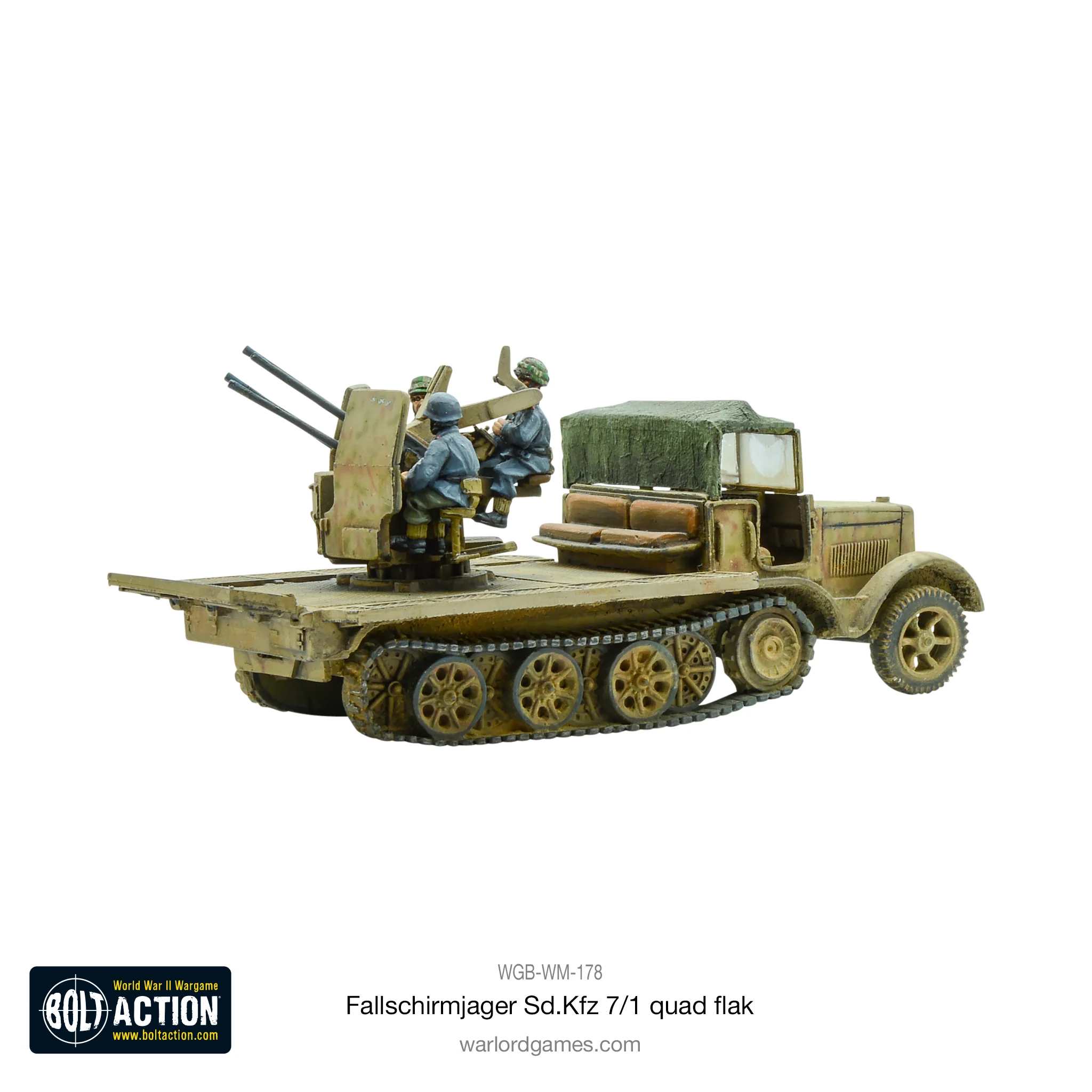 Fallschirmjager Sd.Kfz 7/1 quad FlaK - Image 4