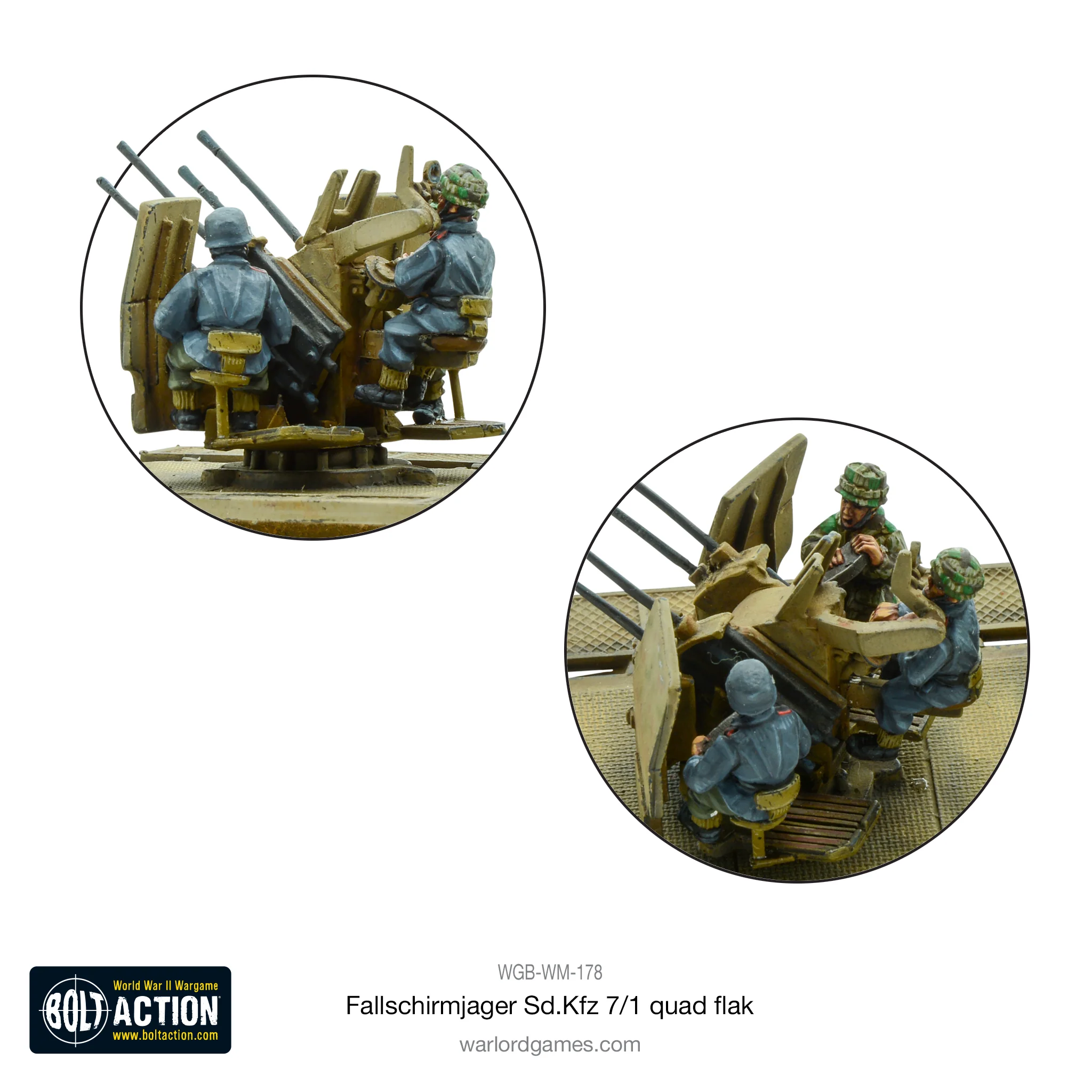 Fallschirmjager Sd.Kfz 7/1 quad FlaK - Image 5