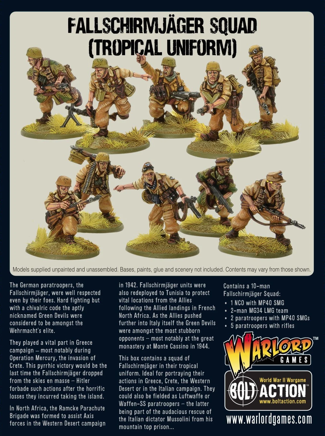 Fallschirmjager squad (tropical Uniform) - Image 4