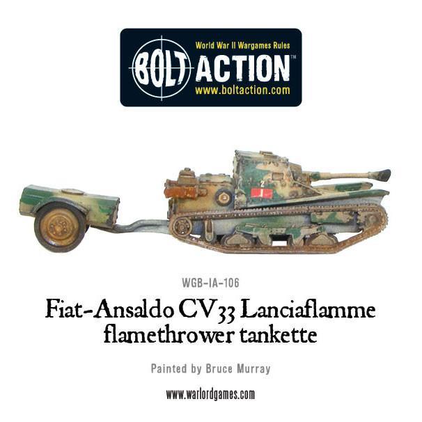 Fiat-Ansaldo CV33 Lanciaflamme flamethrower tankette - Image 5