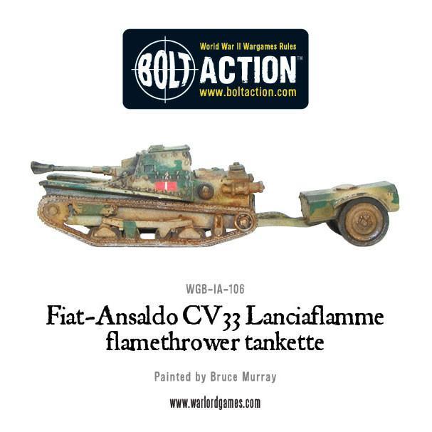 Fiat-Ansaldo CV33 Lanciaflamme flamethrower tankette - Image 6