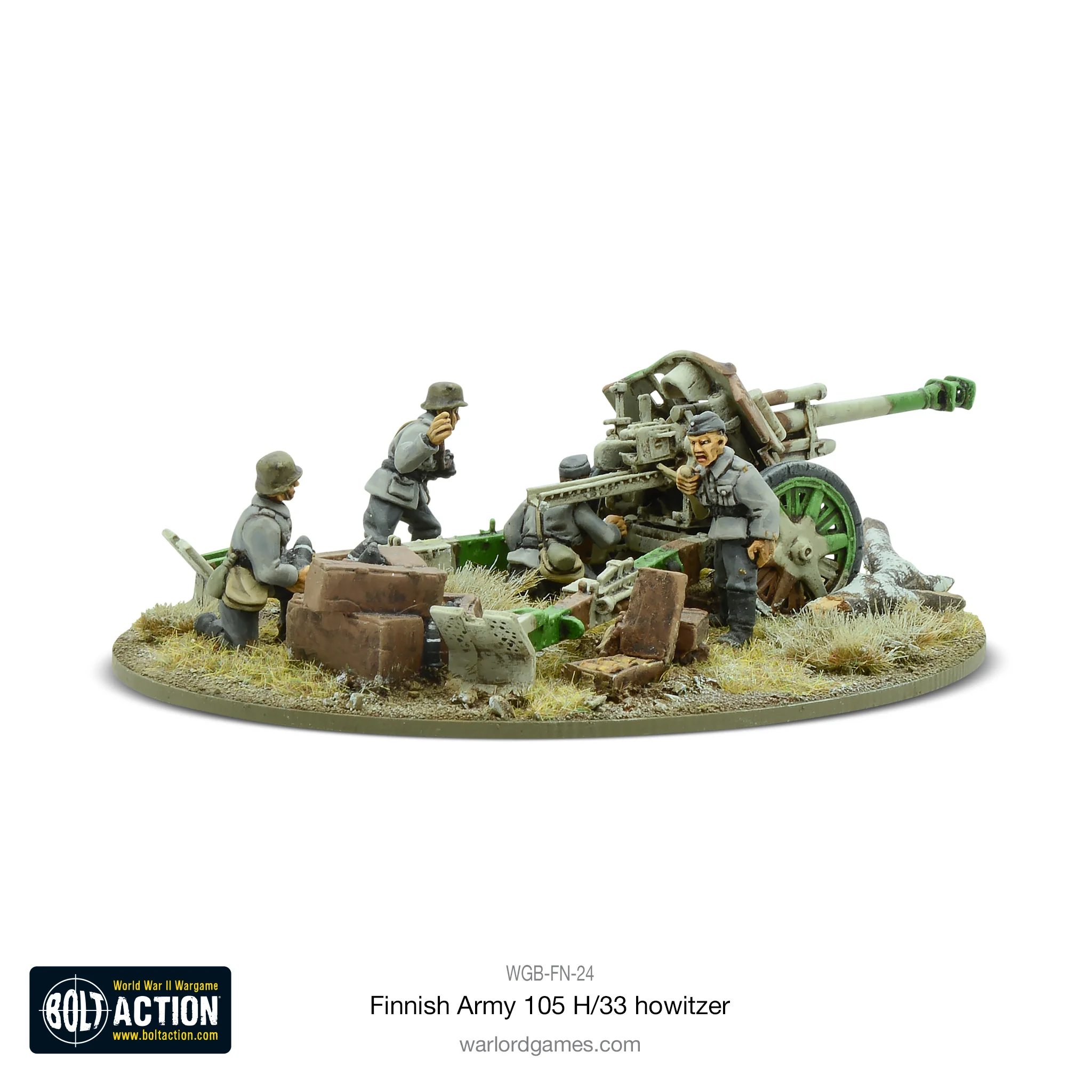 Finnish Army 105 H/33 howitzer - Image 3