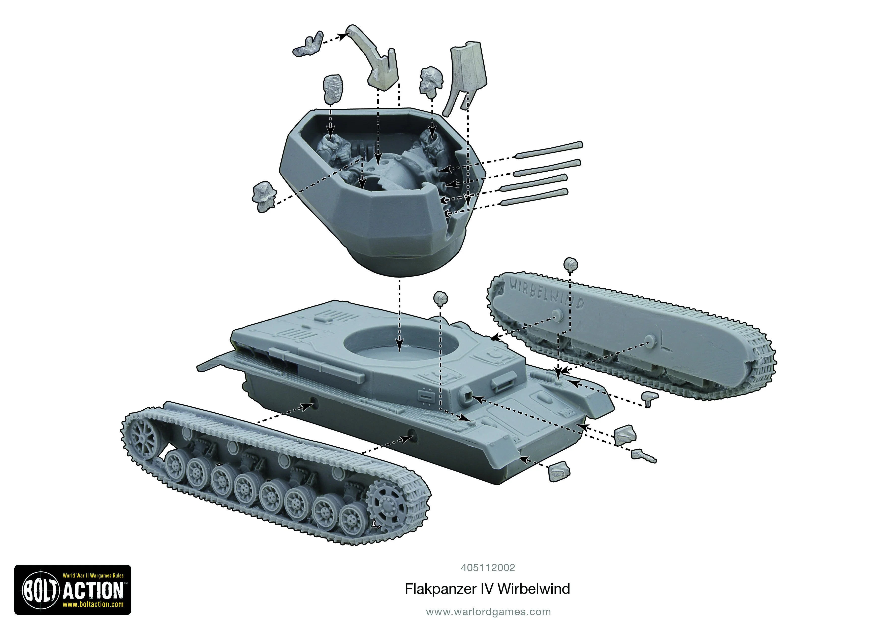 Flakpanzer IV Wirbelwind (resin) - Image 8