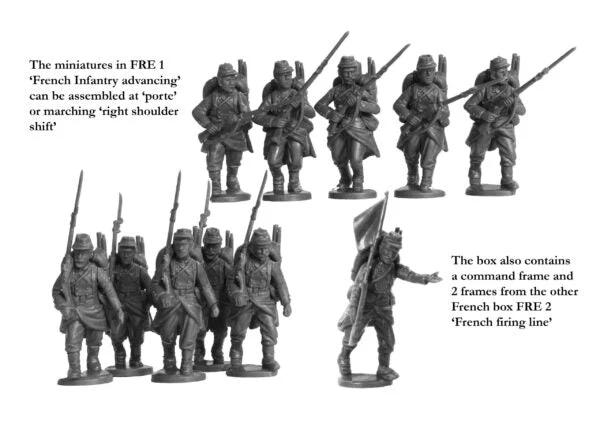 Franco-Prussian War French Infantry advancing - Image 2
