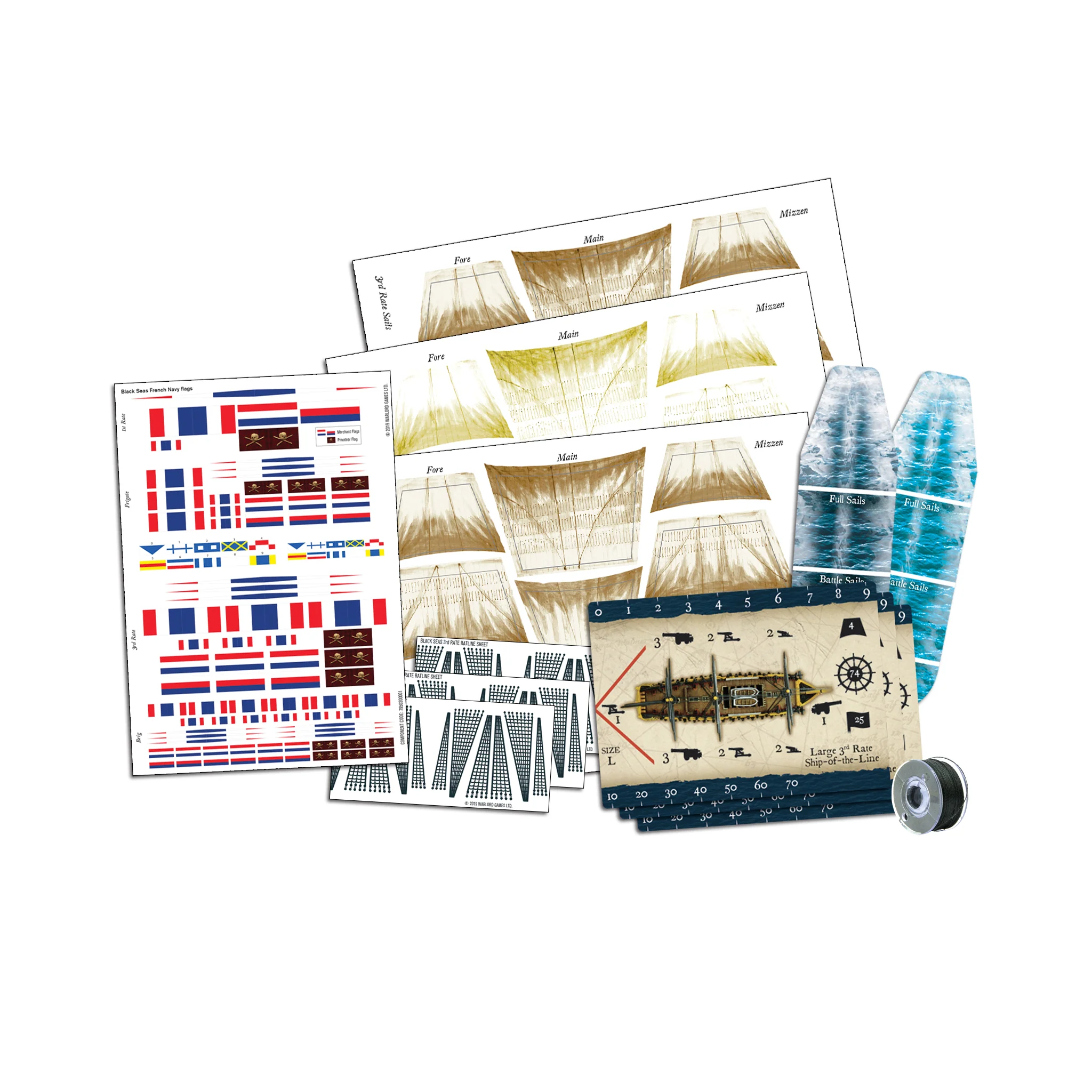 FRENCH 3rd Rates Named ships Pack 4 BUNDLE - Image 4