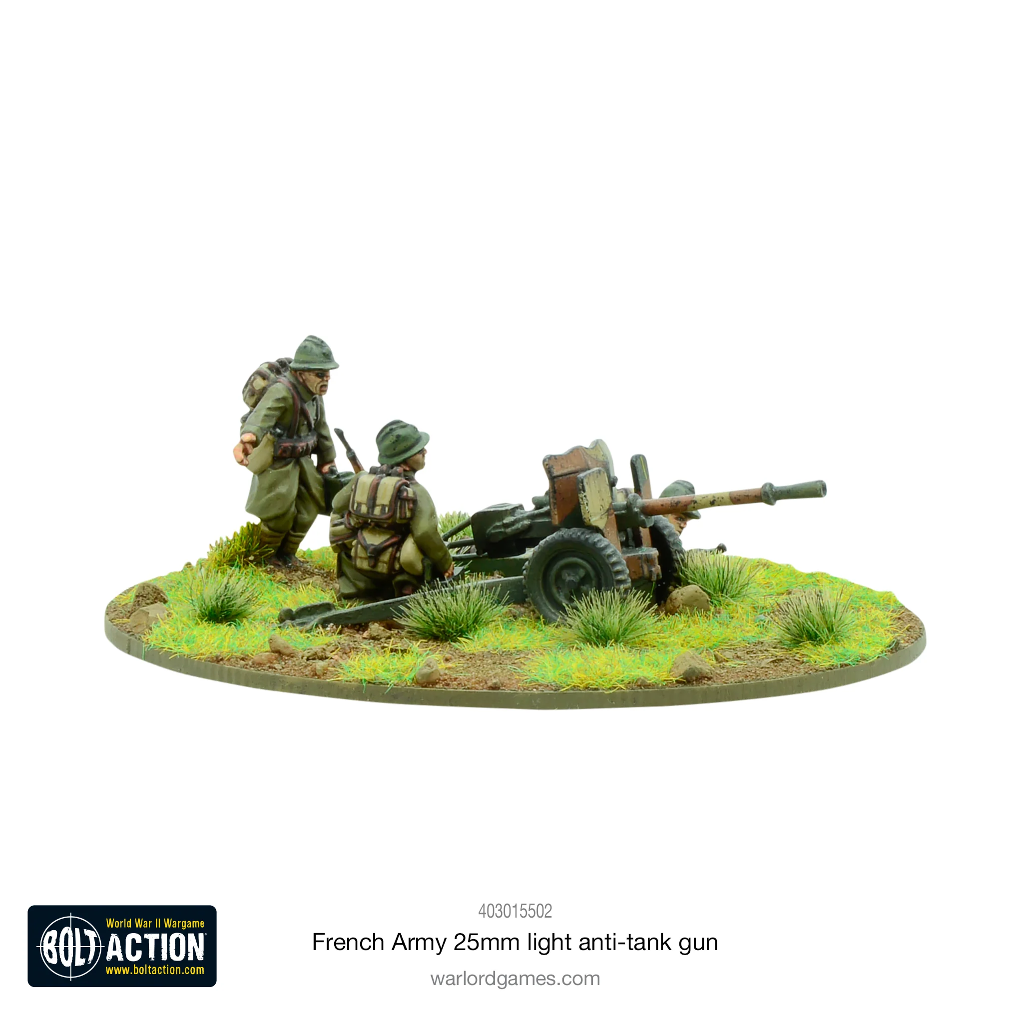 French Army 25mm light anti-tank gun - Image 2