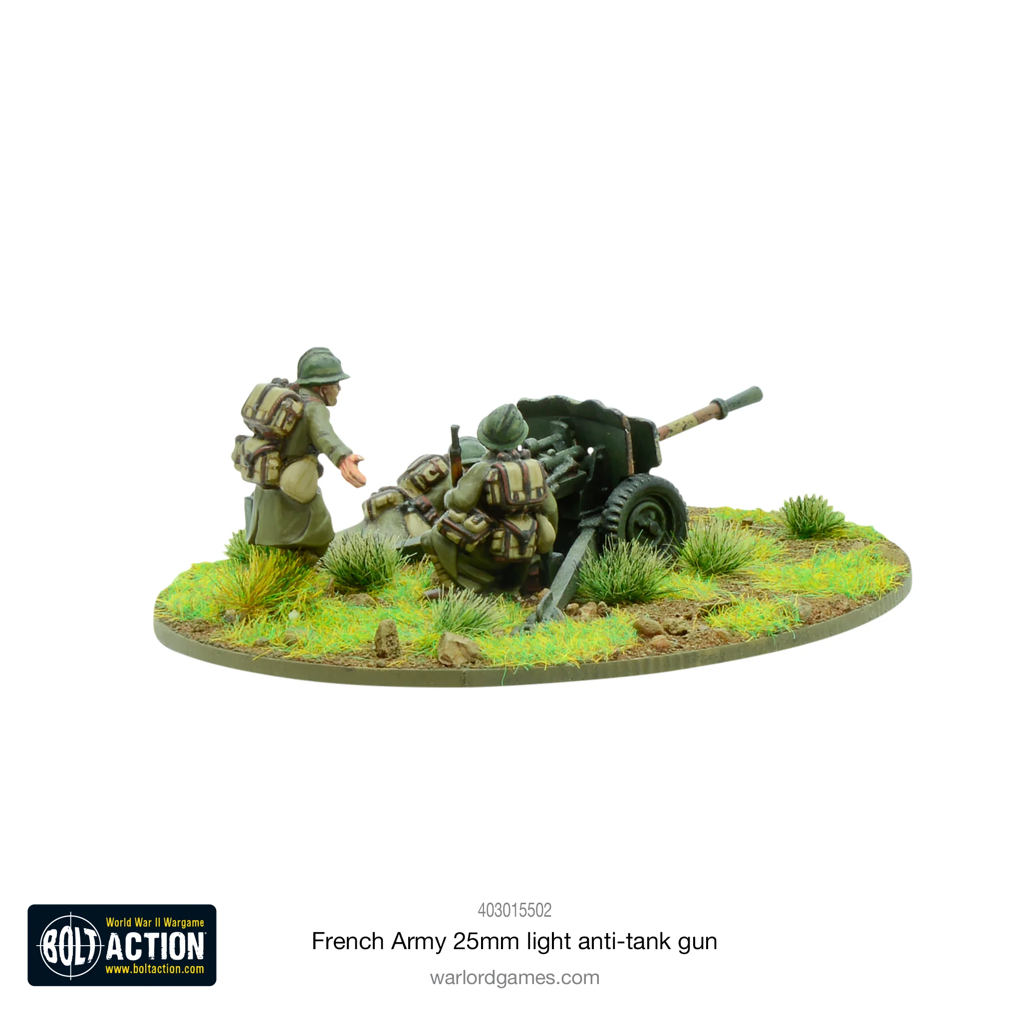 French Army 25mm light anti-tank gun - Image 3
