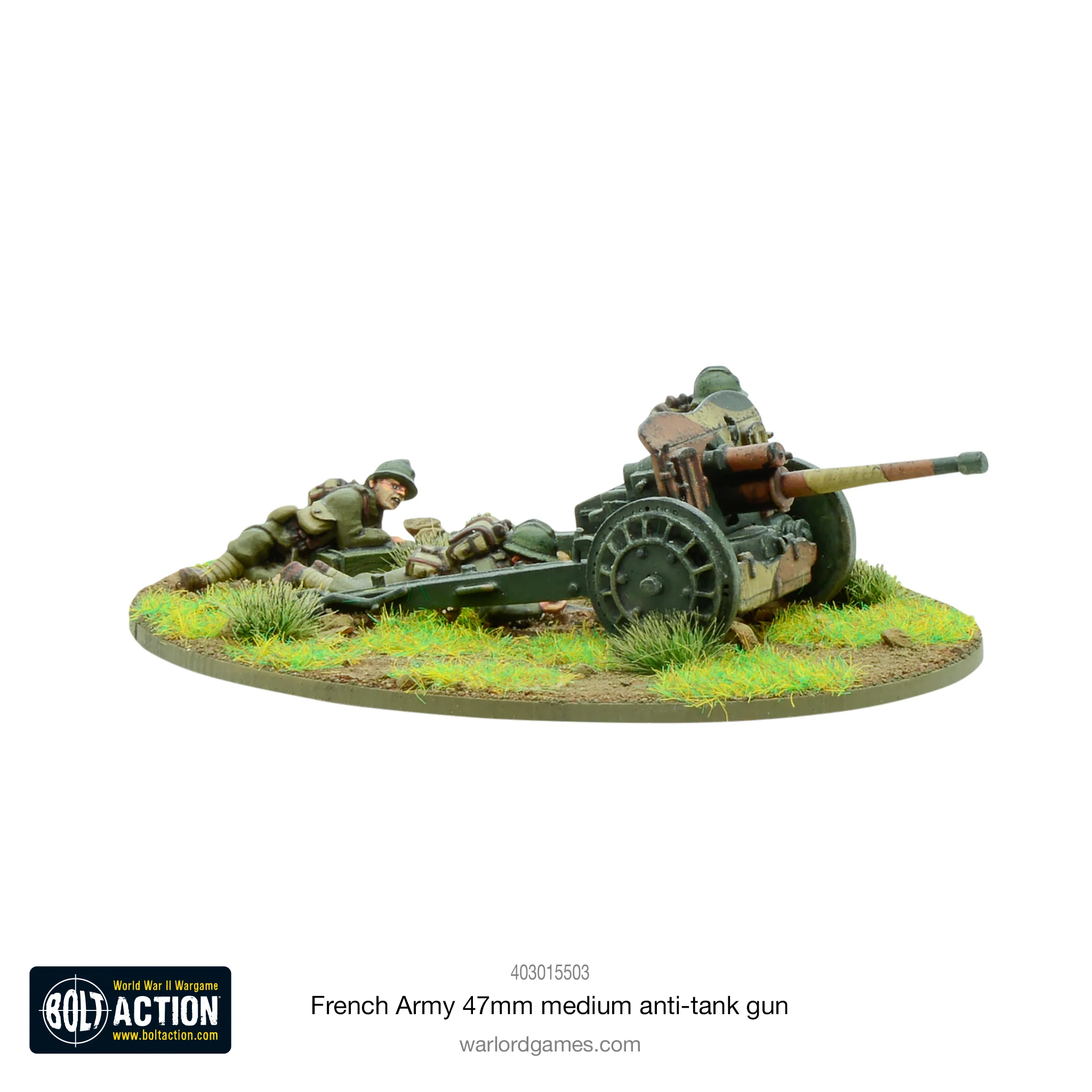 French Army 47mm medium anti-tank gun - Image 2