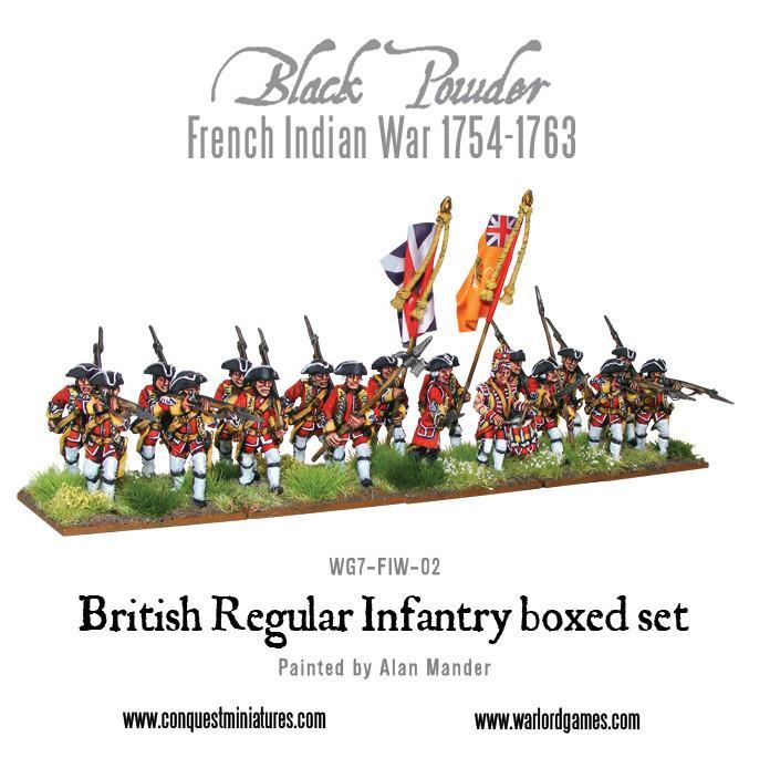 French Indian War 1754-1763: British Regular Infantry boxed set - Image 2