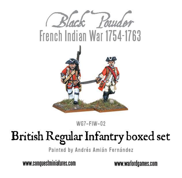 French Indian War 1754-1763: British Regular Infantry boxed set - Image 3