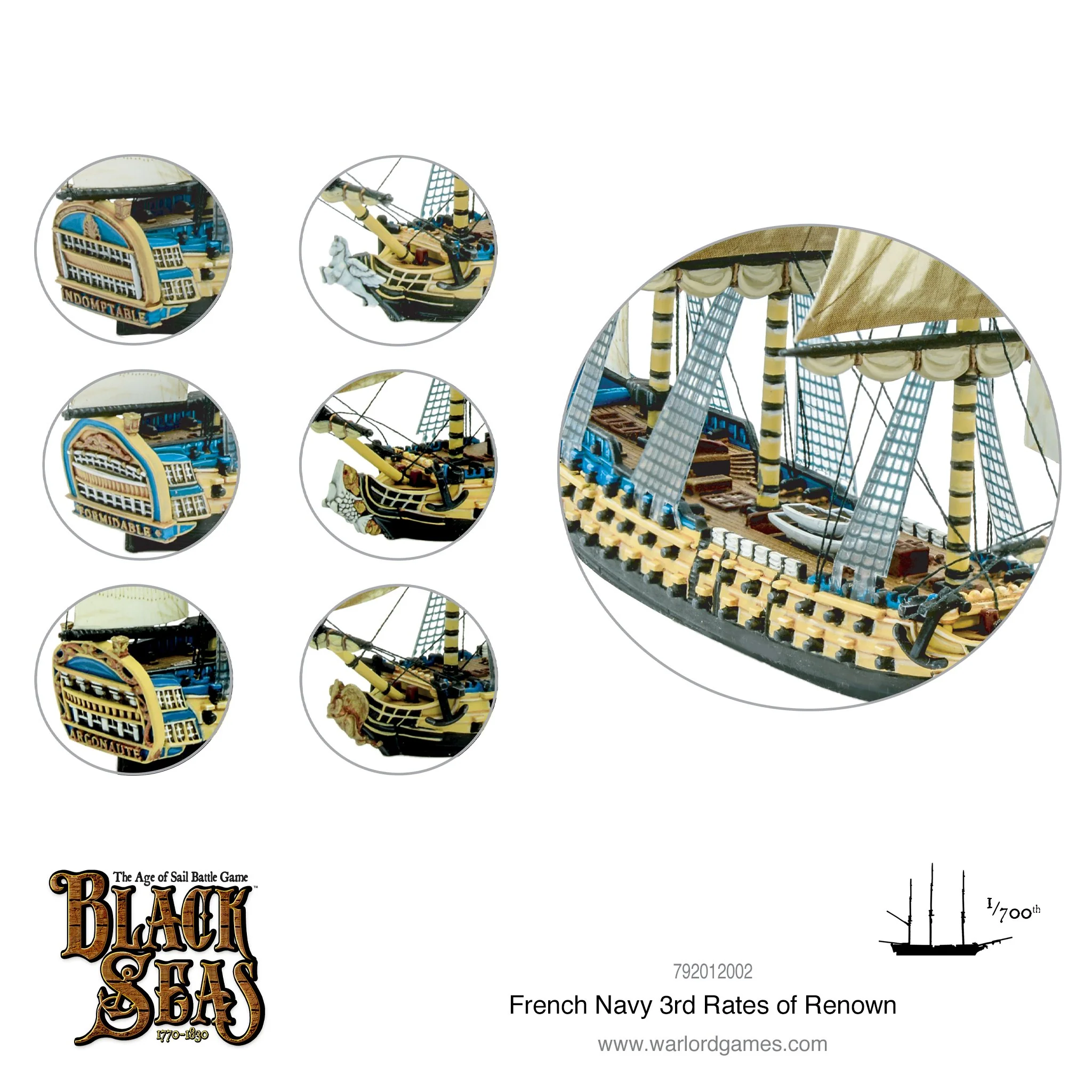 French Navy 3rd Rates of Renown - Image 2