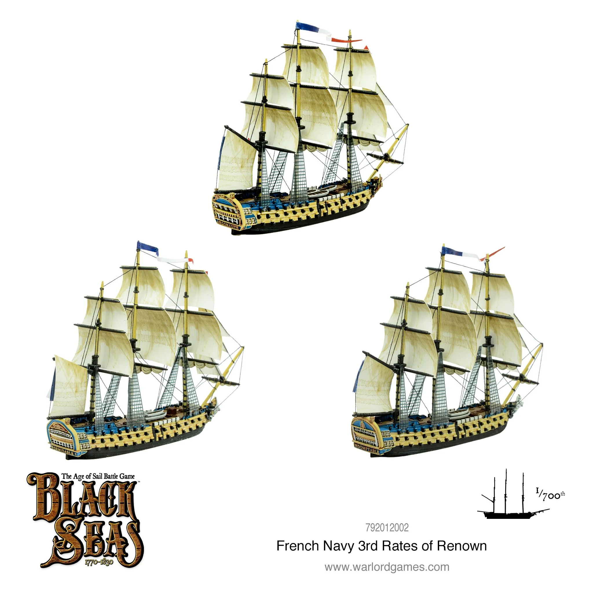 French Navy 3rd Rates of Renown - Image 4