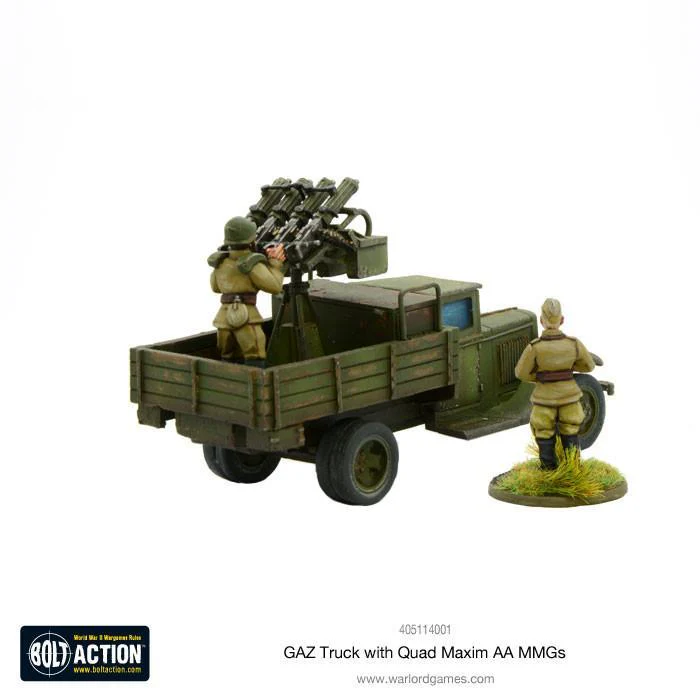 GAZ Truck with Quad Maxim AA MMGs - Image 4