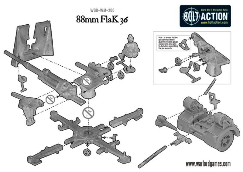 Blitzkrieg German 88mm Flak 36 & limbers (1939-42) - Image 10