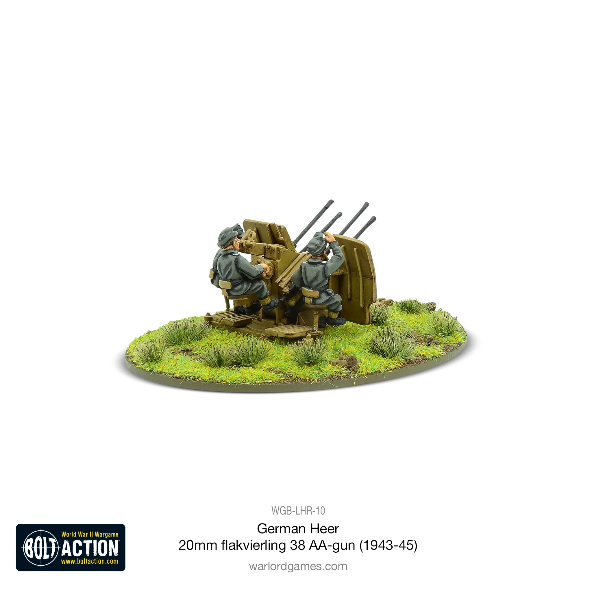 German Heer 20mm flakvierling 38 AA-gun (1943-45) - Image 3