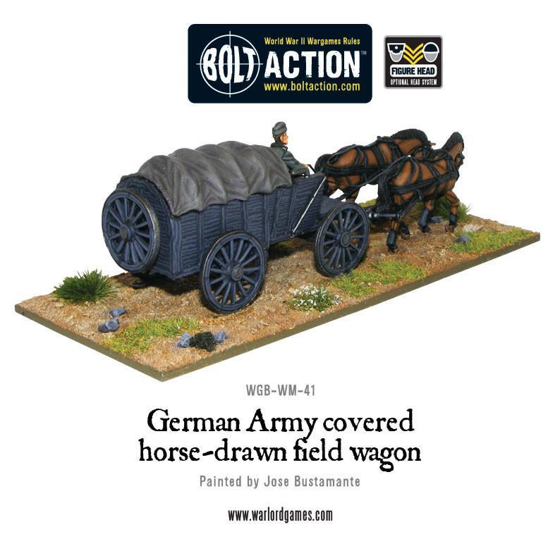 German Army Hf2 horsedrawn covered field wagon - Image 4