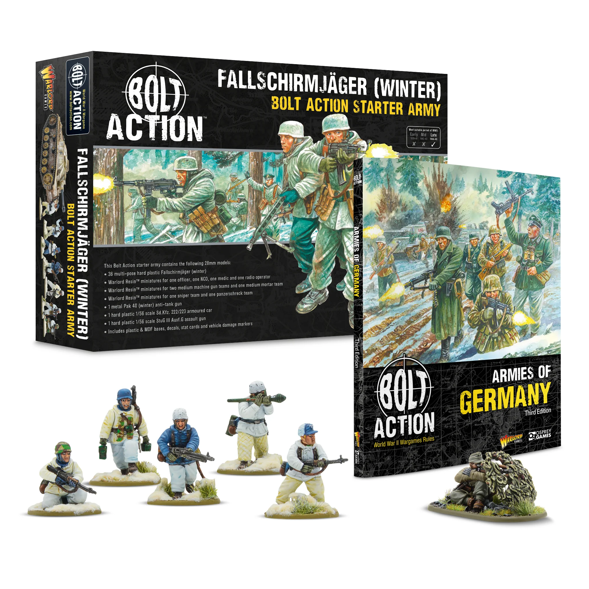 German FallschirmjƤger (Winter) Starter Army with Armies of Germany