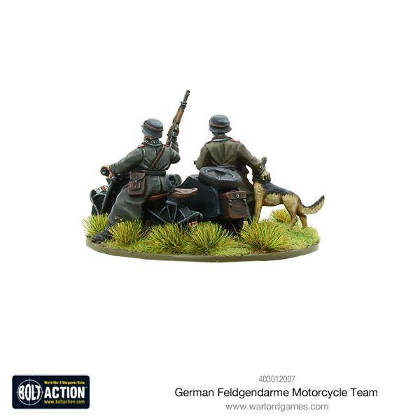 German Feldgendarme motorcycle team - Image 4