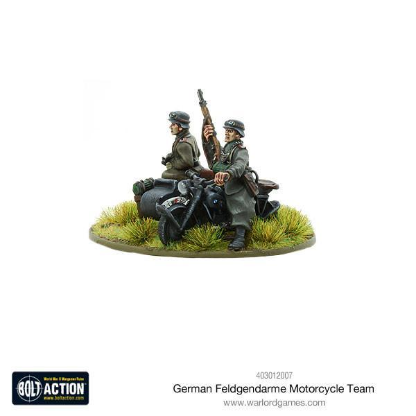 German Feldgendarme motorcycle team - Image 5