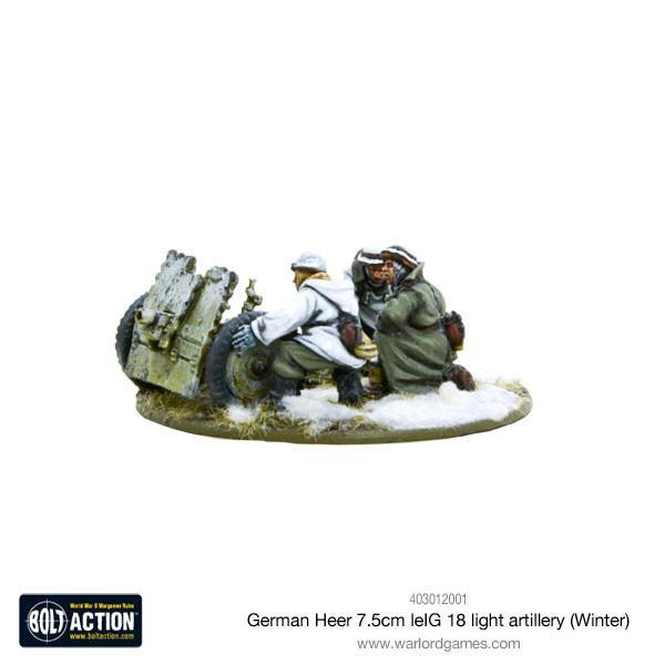 German Heer 7.5cm leIG 18 light artillery (Winter) - Image 5