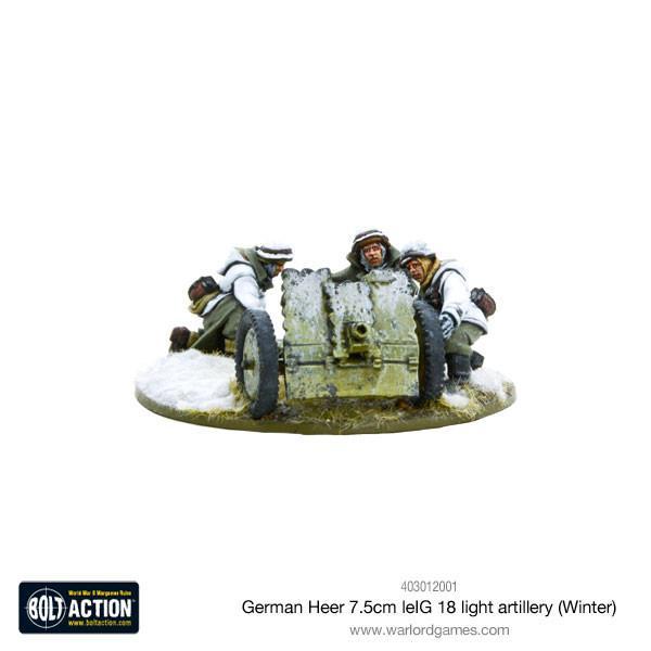 German Heer 7.5cm leIG 18 light artillery (Winter) - Image 6