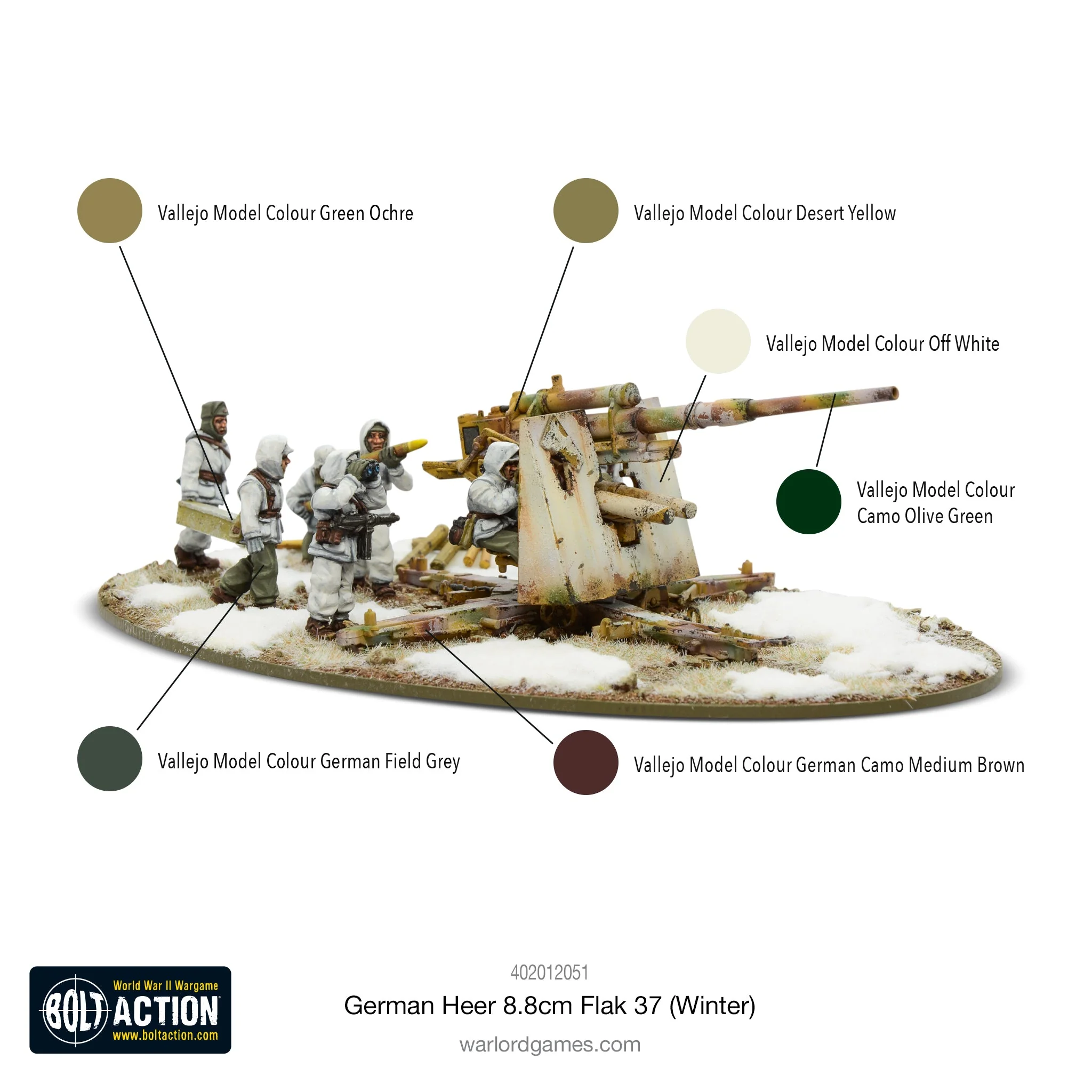 German Heer 8.8cm Flak 37 (Winter) - Image 7