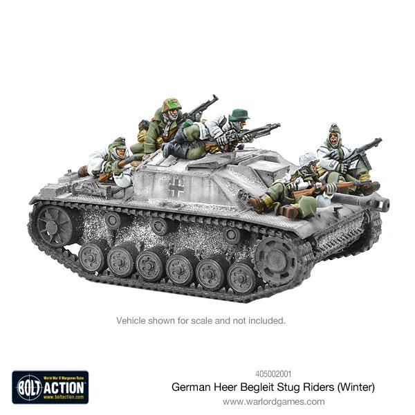 German Heer Begleit Stug riders (Winter) - Image 3